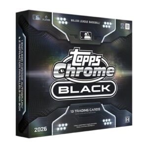 2026 Topps Chrome Black Baseball Hobby Box