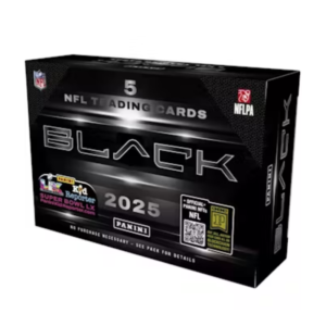 2025 Panini Black Football Hobby 12 Box Case