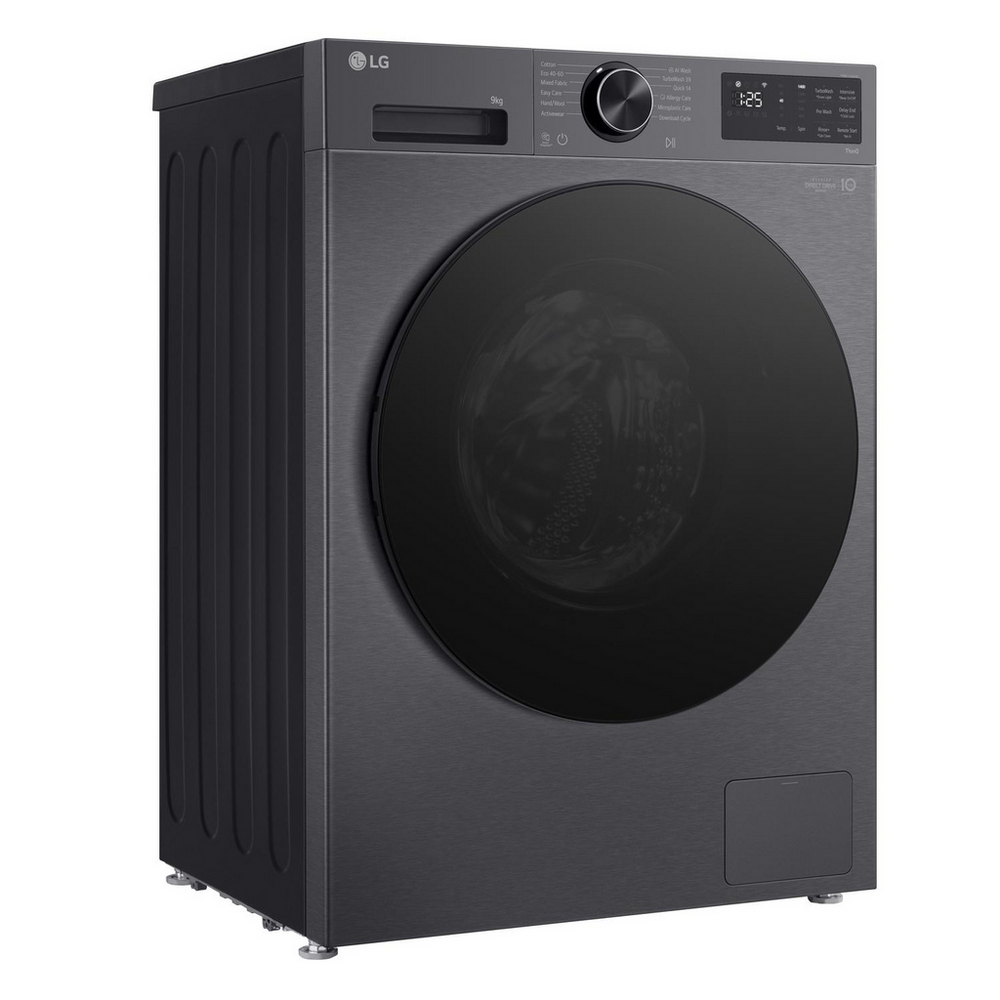 LG F2X50S9TBB 9kg 1200 Spin AI Direct Drive Freestanding Washing Machine Black - Image 4